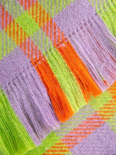 zbliżenie ściegu haftu